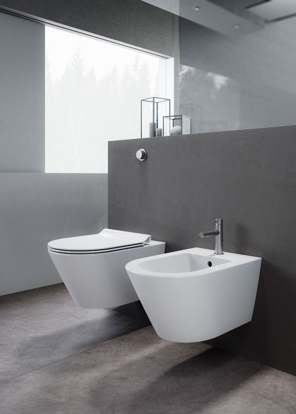 941509 Подвесной унитаз настенный Белый GSI ceramica  Италия  - Вид №2