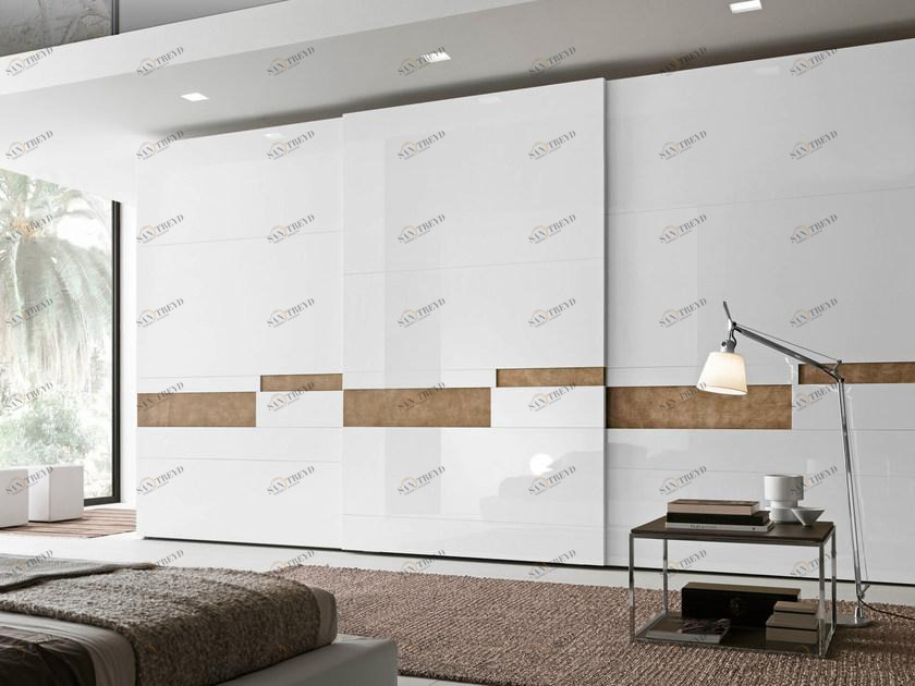 Presotto Модульный лакированный шкаф с раздвижными дверцами Tecnopolis sun-id-1394729