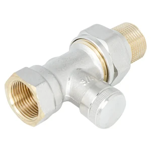 Клапан для радиатора прямой RLV-20, никелированная латунь 11351842 STLM-2009737