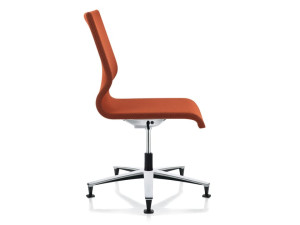 Регулируемый по высоте поворотный офисный стул из ткани