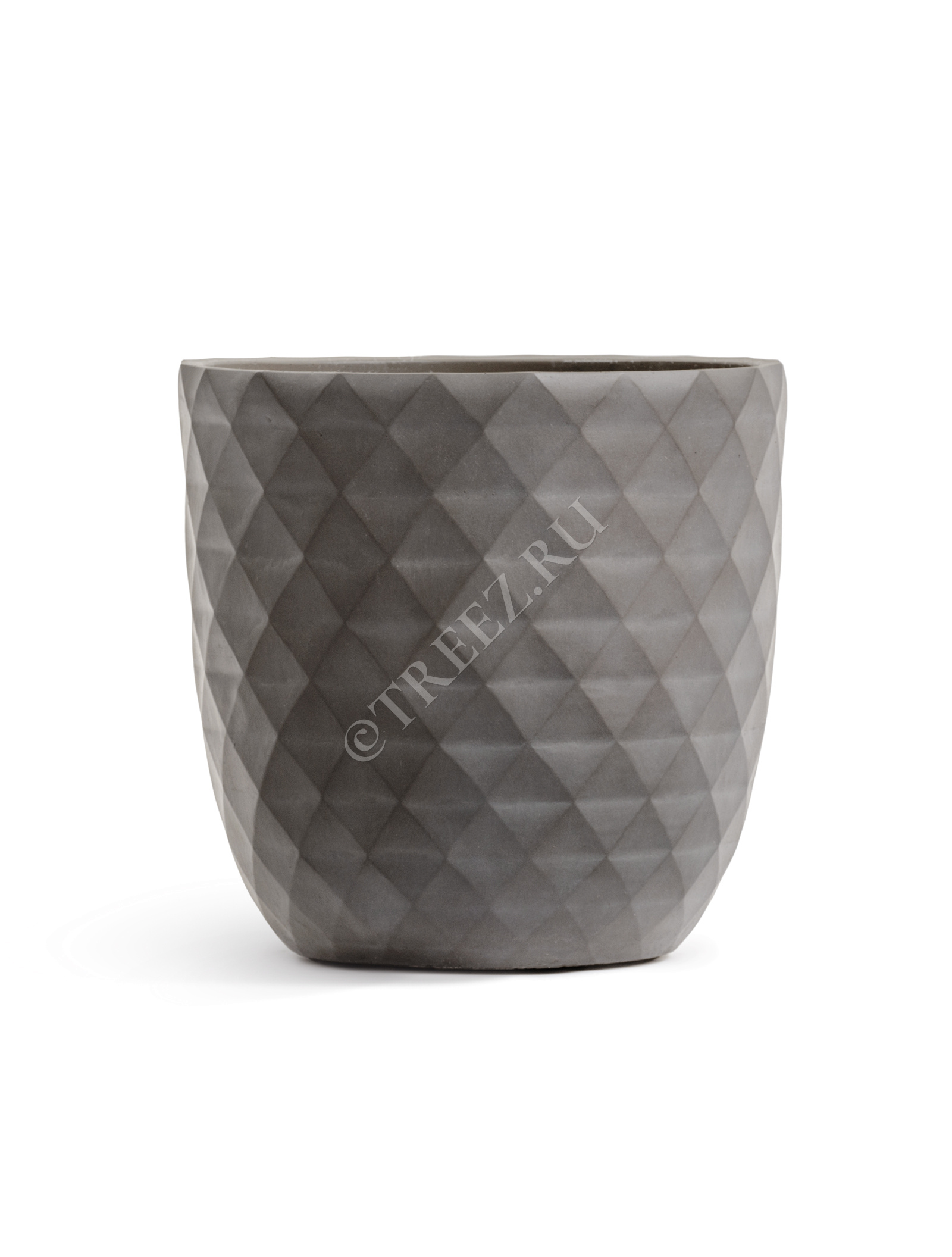 41.1020-0037-WB-37 Кашпо  ERGO - серия Diamond - Чаша-конус - Мокко Цветочная коллекция  - Вид №2