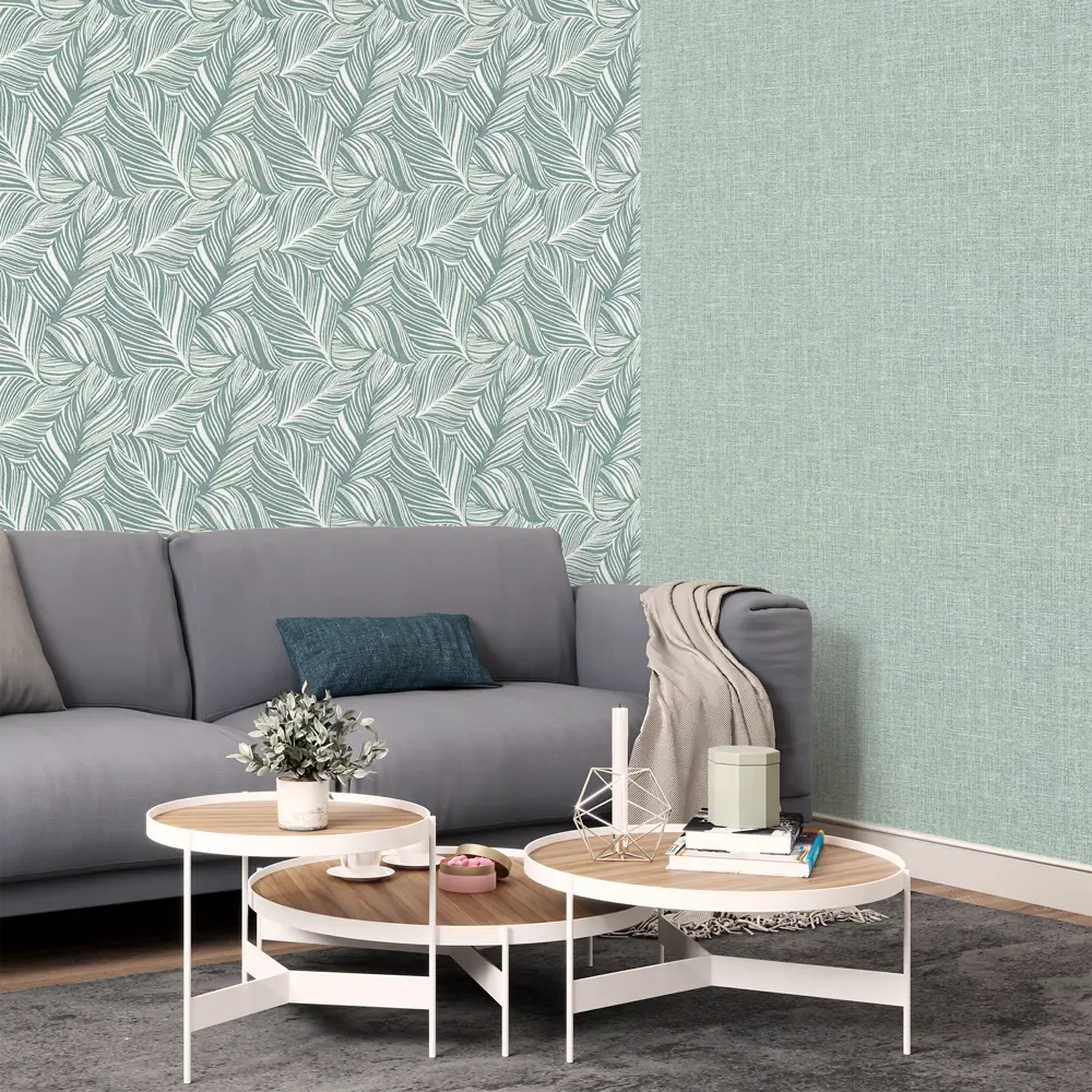 Обои флизелиновые Palitra Home Tilia зеленые 1.06 м HC31187-71 STLM-2153084 - Вид №3