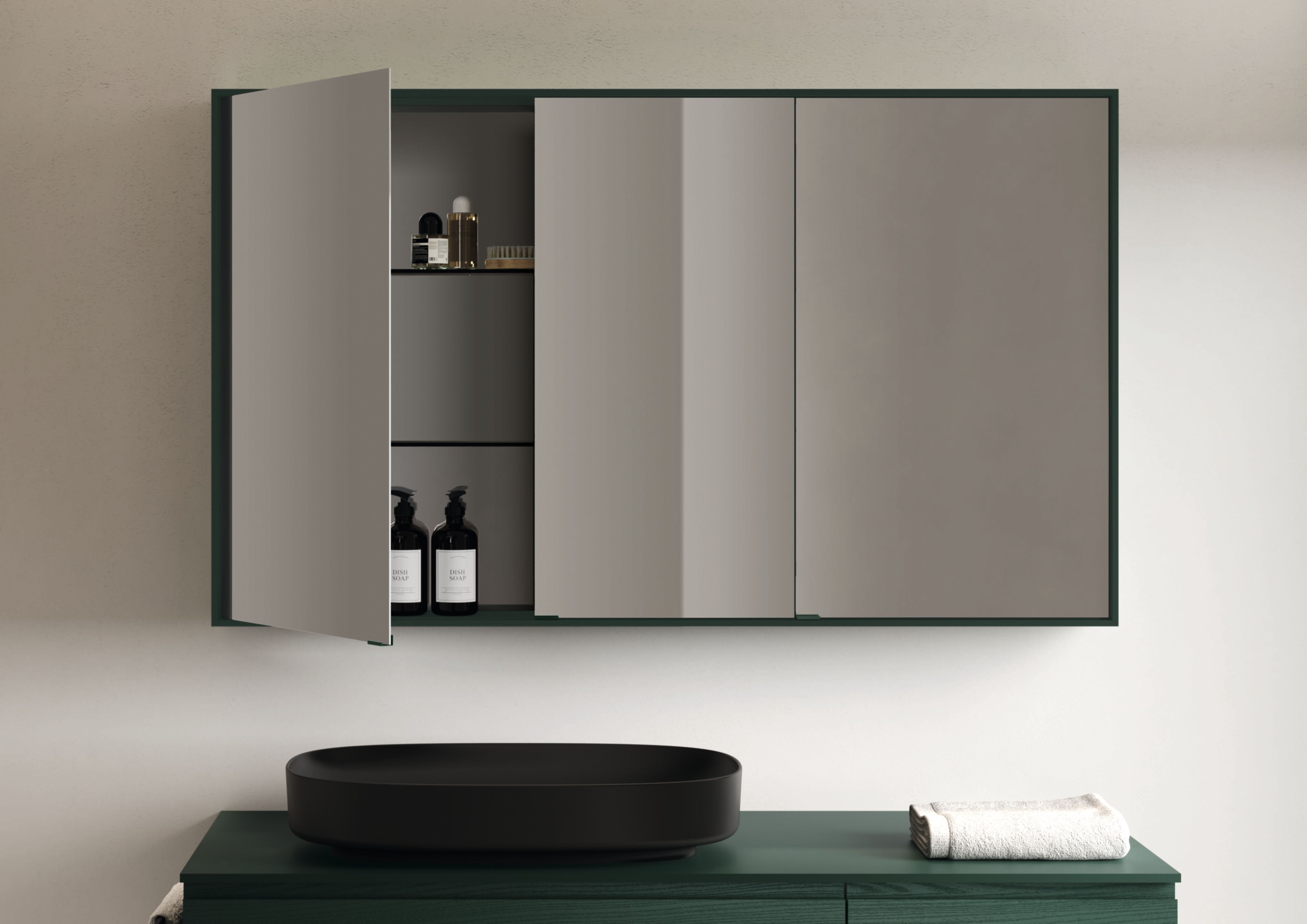 Подвесной туалетный столик с зеркалом Ideagroup Seventy Form ARCH-00043718 - Вид №2