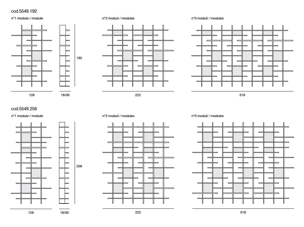 Деревянный модульный книжный шкаф Pacini & Cappellini ELISABETH ARCH-00147446 - Вид №9