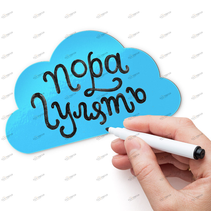 Магнит для записей "Облако" Melompo MELOMPO  00-3871405 Голубой 