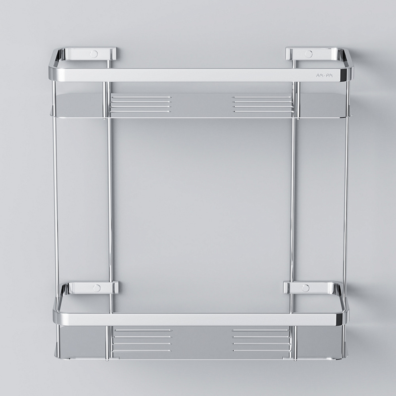 A7453200 Полка для душа прямая двухъярусная хром шт AM.PM Sense L  - Вид №4