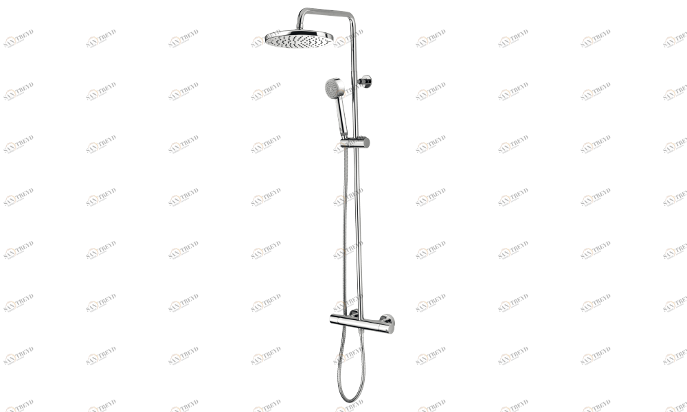 L10008 Душевая колонна OKI Ø 250 mm - Termostatico BOSSINI 