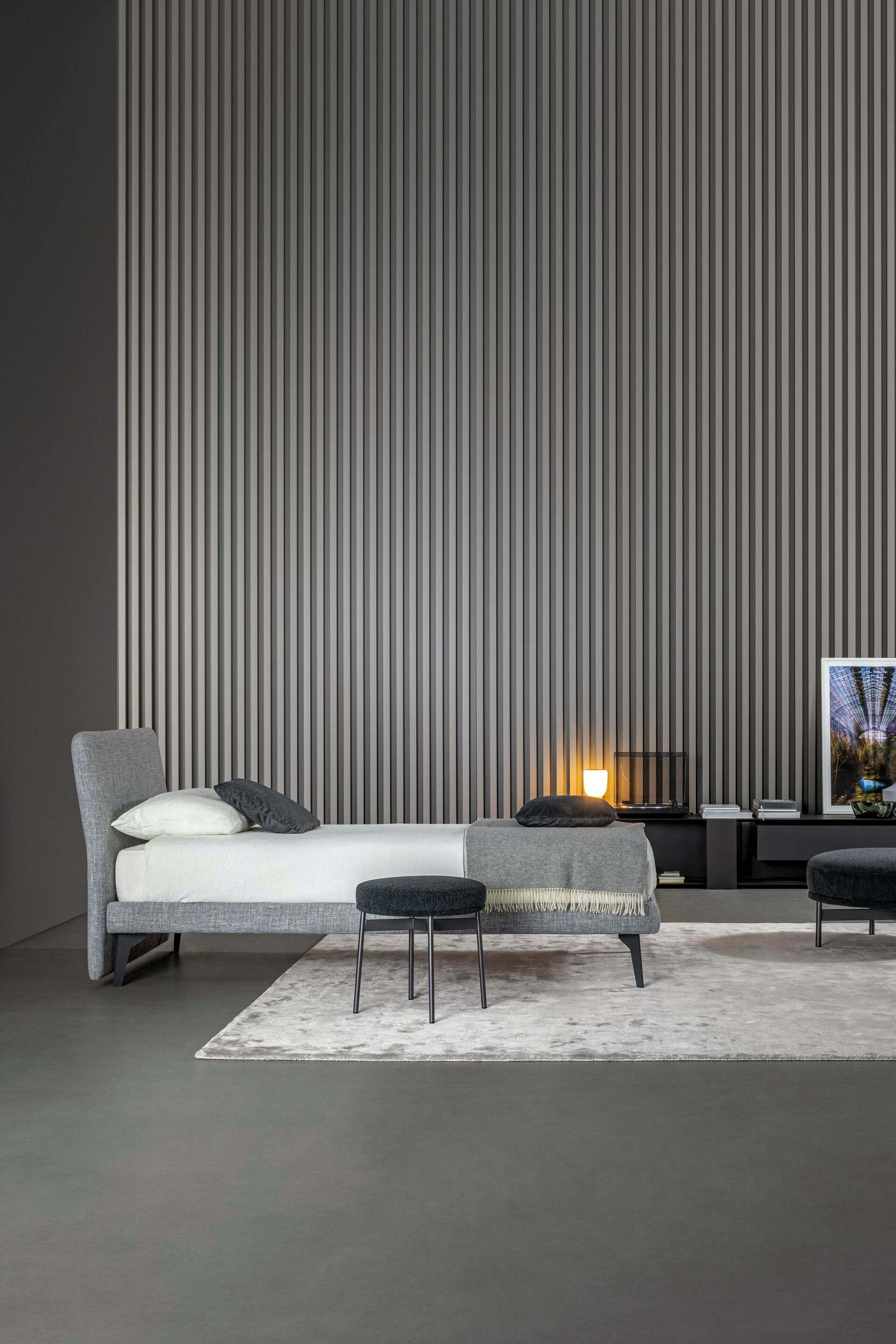 Кровать для хранения ткани с мягким изголовьем BONALDO TONIGHT ARCH-00147037 - Вид №9