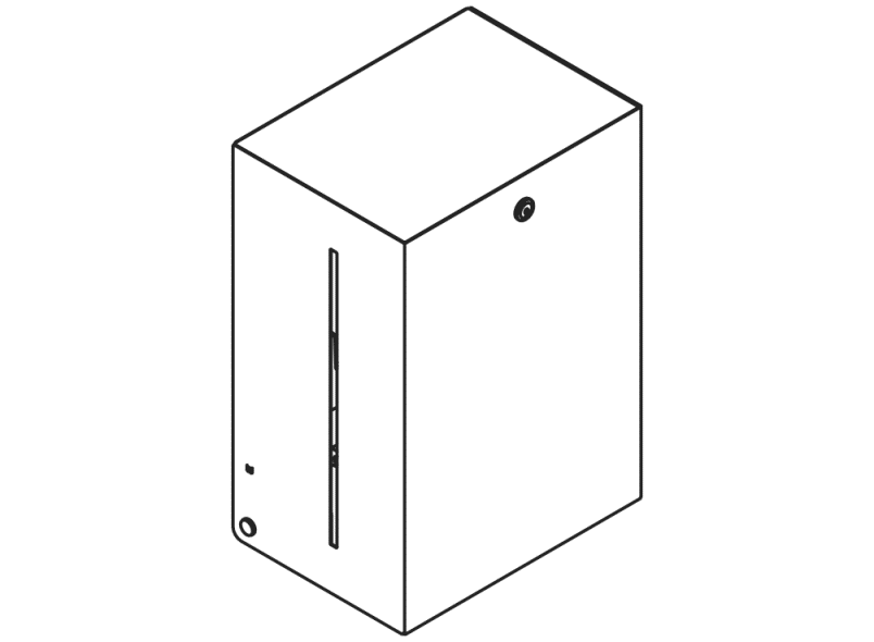 900.06.01060 Диспенсер для бумажных рулонов, электронный HEWI System 900 900.06.01060 - Вид №5