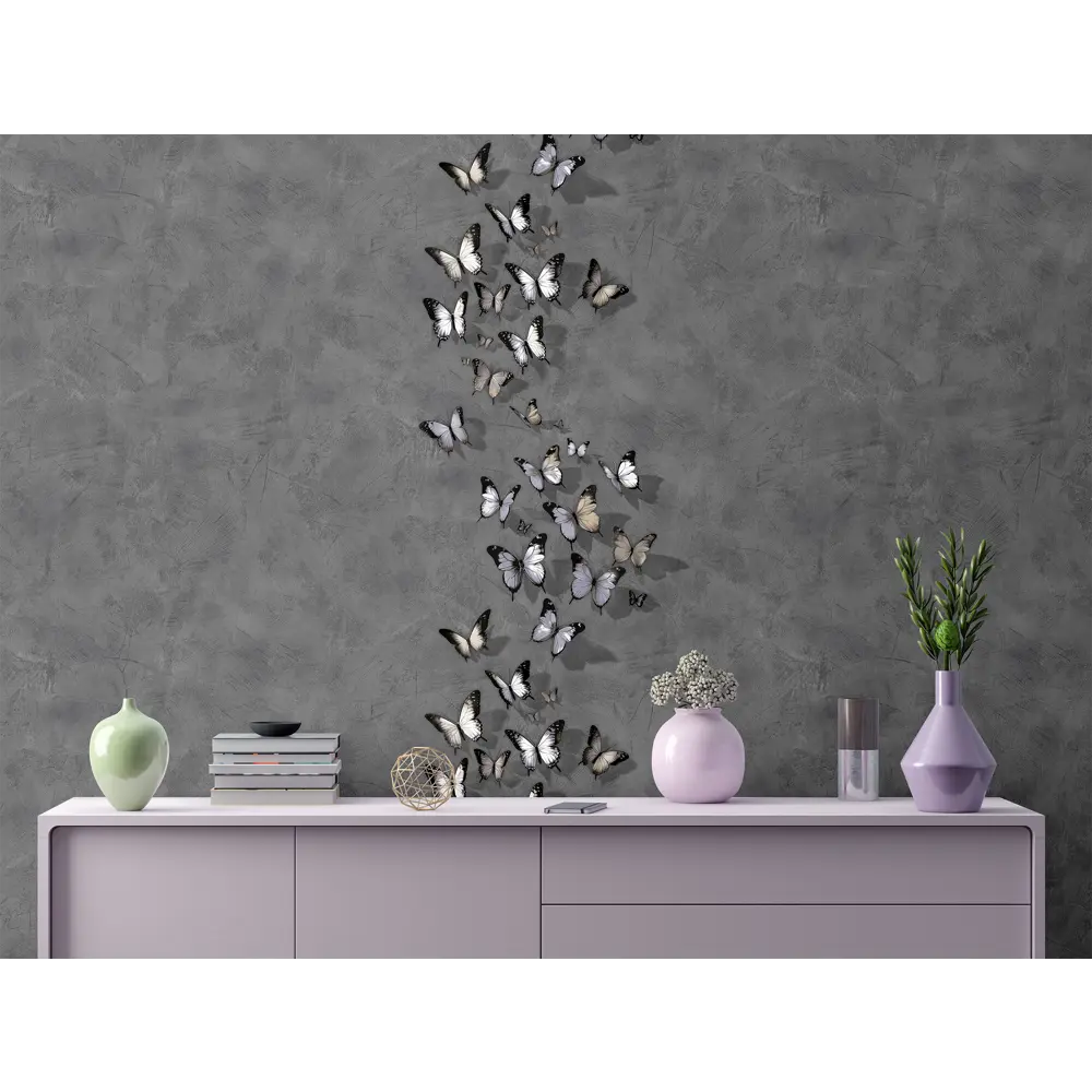 Обои флизелиновые Victoria Stenova Incanto графитовые 1.06 м VS589279 89425480 STLM-2049189 - Вид №4
