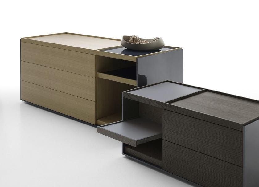 B&B Italia Низкий прямоугольный деревянный журнальный столик Surface sun-id-1428750 - Вид №1