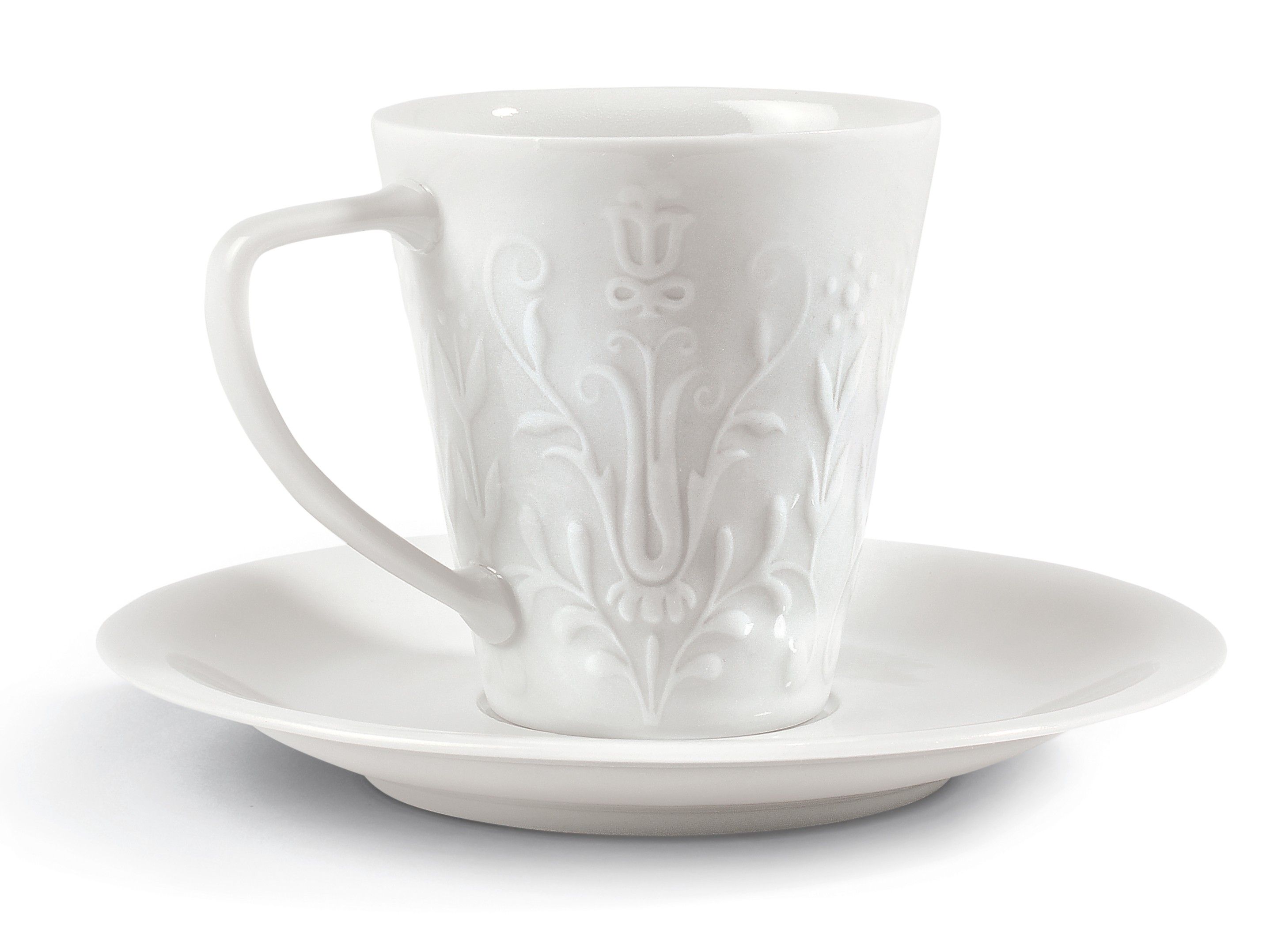 Фарфоровая кофейная кружка Lladró Чай в 5 часов с папой ARCH-00152637 - Вид №1