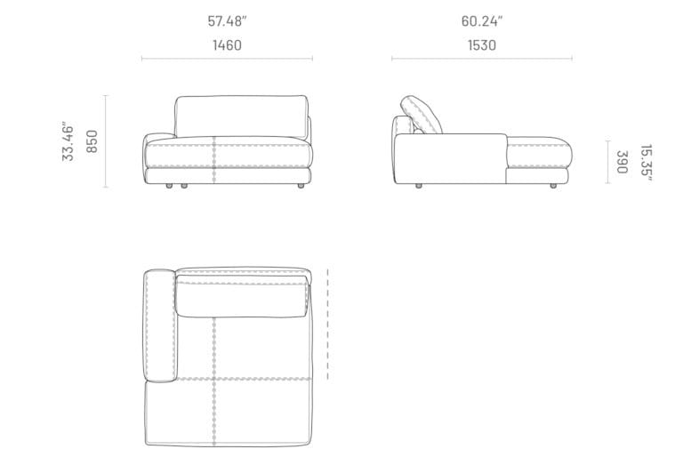 Модульный диван Domkapa EDWARD ARCH-00073709 - Вид №15