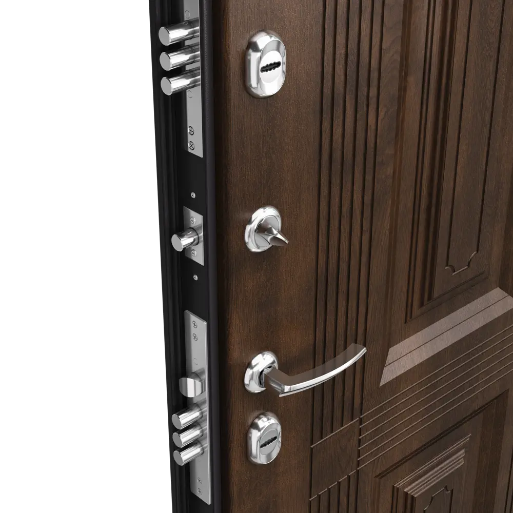 Дверь металлическая Термо С-2 РР, 880 мм, левая, цвет грецкий орех TOREX STLM-2164741 - Вид №2