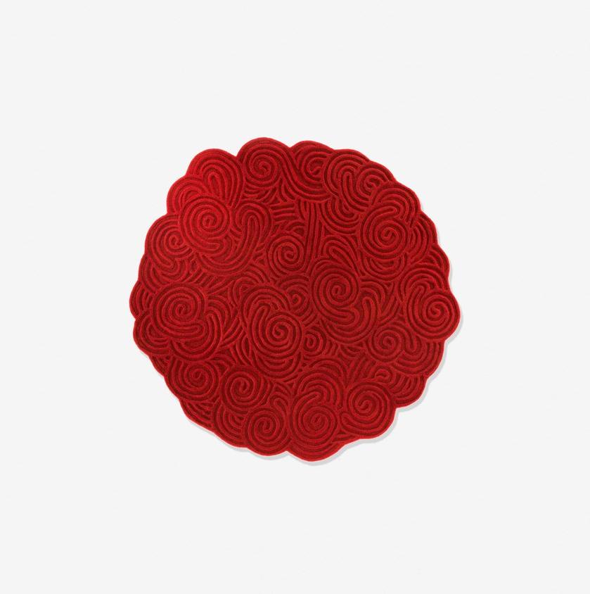 Scarlet Splendour Ковер из шерсти Karesansui sun-id-1504342 - Вид №7