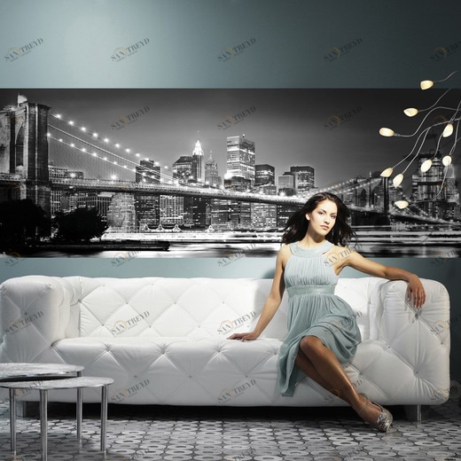 4-320-Brooklyn-Bridge Фотообои Komar Scenics Edition 2 1.27х3.68 м 4320BROOKLYNBRIDGE