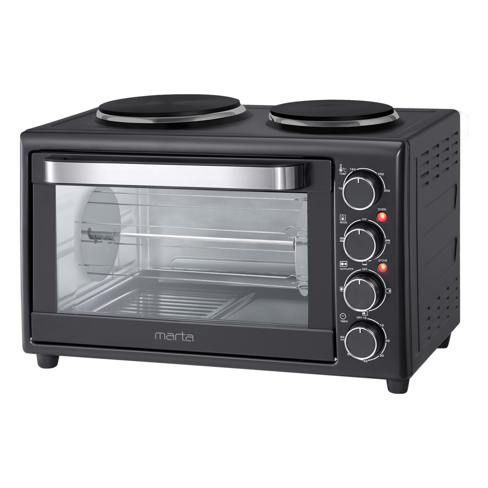 9091544 Мини-печь Marta MT-EO4431A черный STDN-0114477