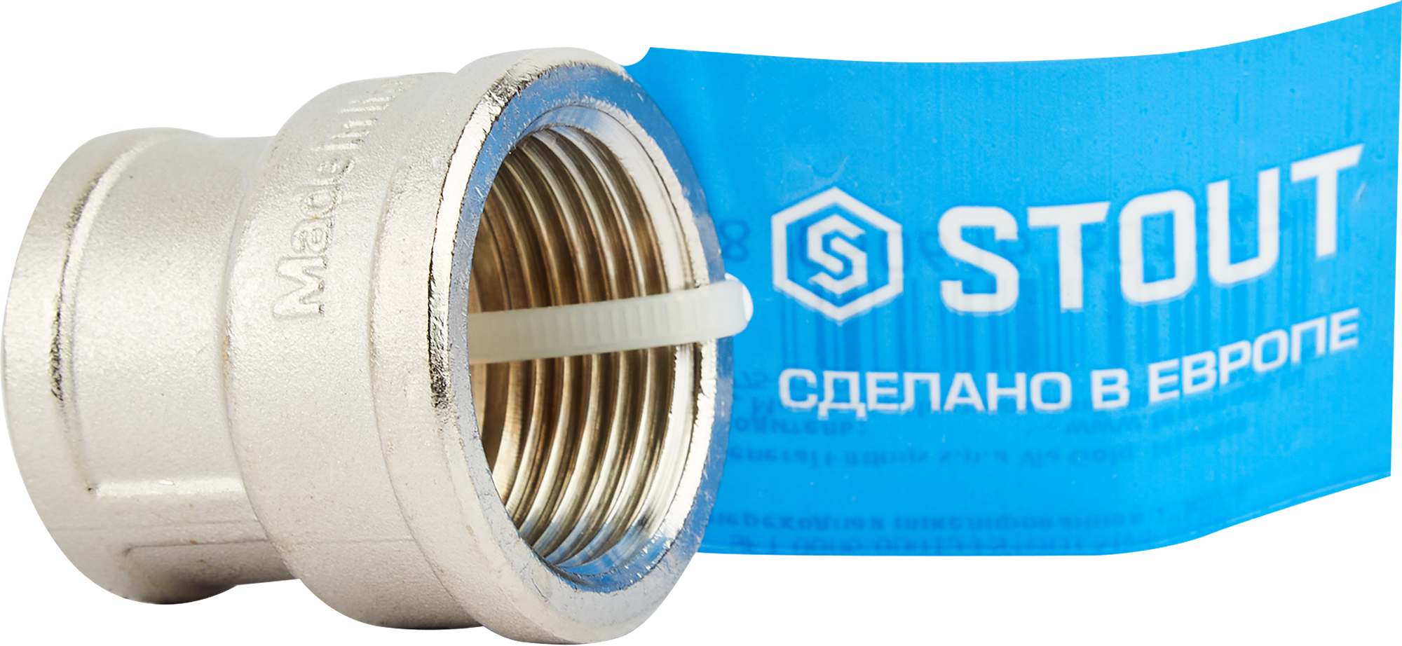 Муфта переходная STOUT 1"×3/4" для систем отопления и водоснабжения 82238854 STLM-0022635 - Вид №2