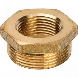 Футорка НВ 1 1/2х1" латунь STOUT