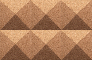 311 112 000 Пробковая 3D-плитка для стен Pyramid GRANORTE 3DForms