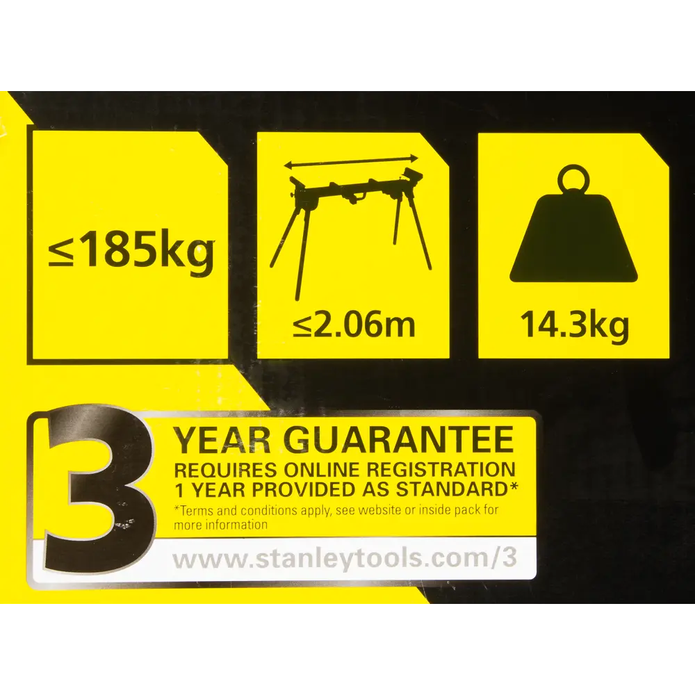 Стол для торцовочных пил Stanley Fatmax FME790-XJ, максимальная нагрузка 185 кг STLM-2137827 - Вид №5