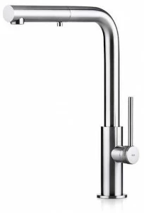 MGS Смеситель для кухни из нержавеющей стали с вытяжным душем Spin