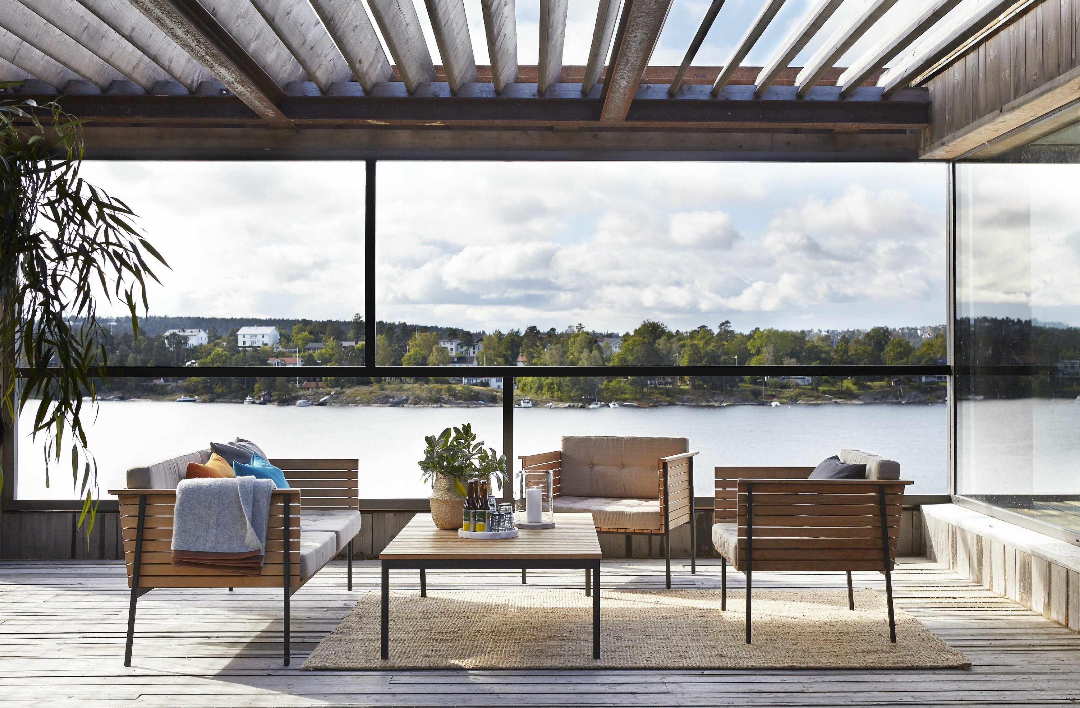 Садовое кресло из тикового дерева Skargaarden Häringe ARCH-00144543 - Вид №8