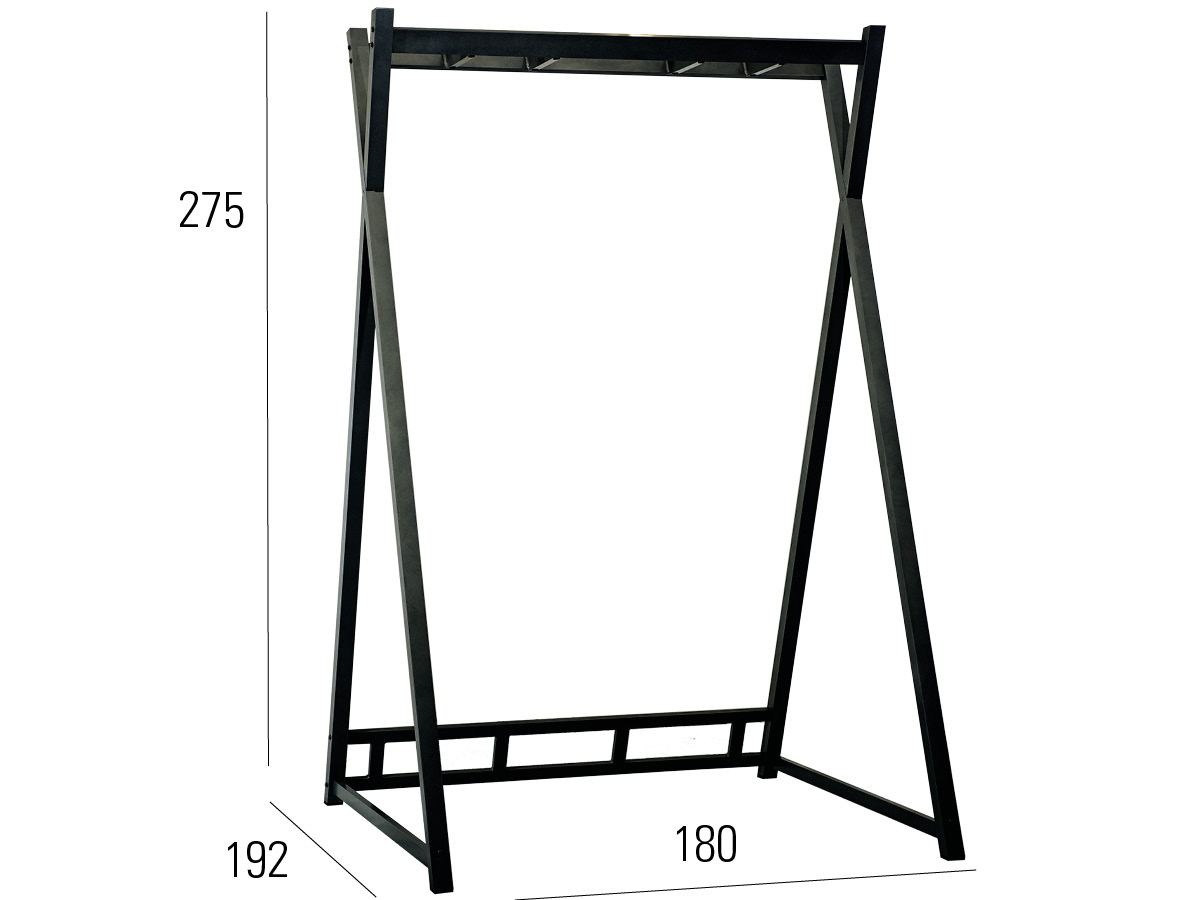 68.00.0325 Каркас Heaven Swing черный для односпальных и двуспальных кроватей Mbm  - Вид №2