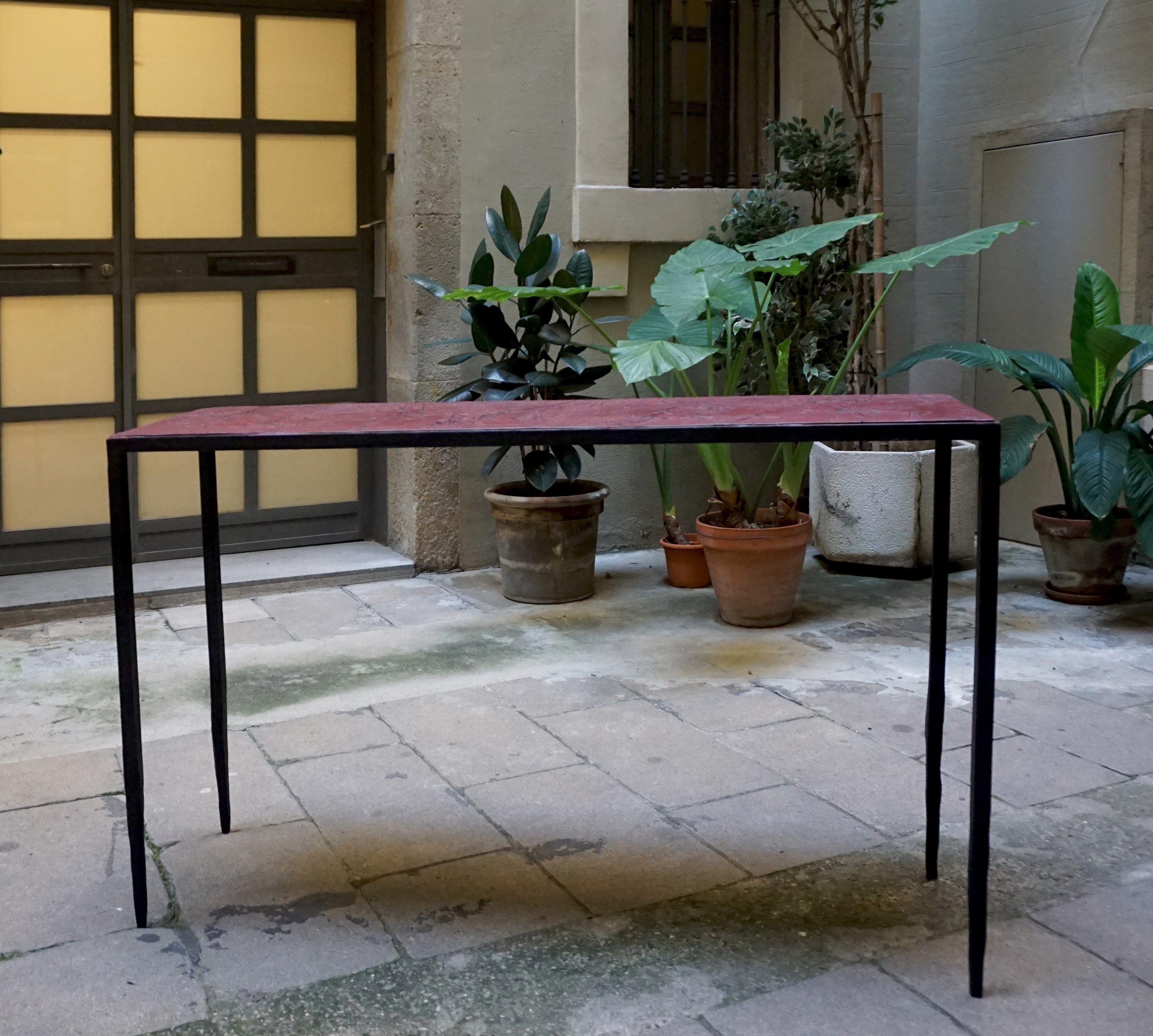 Прямоугольная железная консоль ICI ET LÀ Бетон ARCH-00003316 - Вид №6