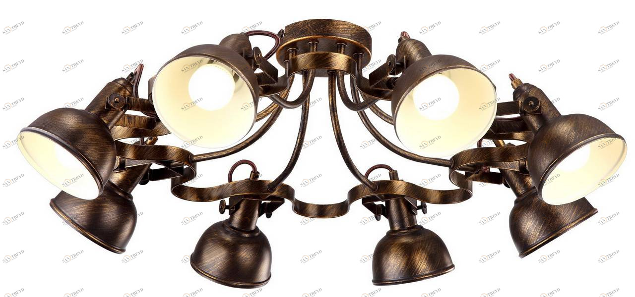 Потолочная люстра Arte Lamp Martin A5216PL-8BR ARTE LAMP ДИЗАЙНЕРСКИЕ, MARTIN 058595 Коричневый 