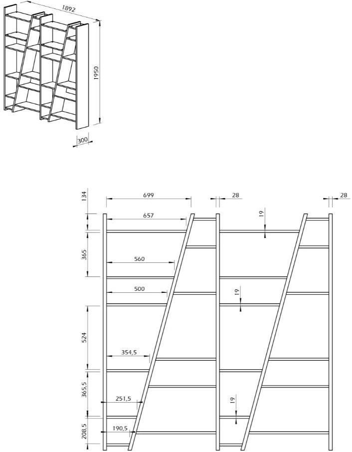 TemaHome Модульная открытая полка sun-id-1441258 - Вид №30