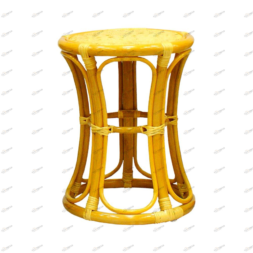 Табурет круглый из ротанга "Мираж-2" ЭКО ДИЗАЙН CLASSIC RATTAN 129560 Бежевый 