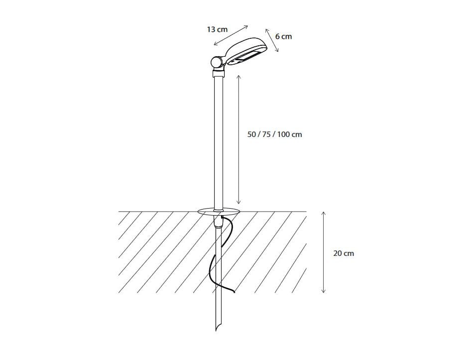 Латунный светодиодный световой столб Authentage Lighting Charmond ARCH-00041082 - Вид №1