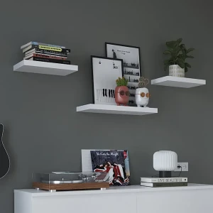 Полка настенная Фора 1.4 от ШВЕДСКИЙ СТАНДАРТ - белая элегантность для интерьера 89426476