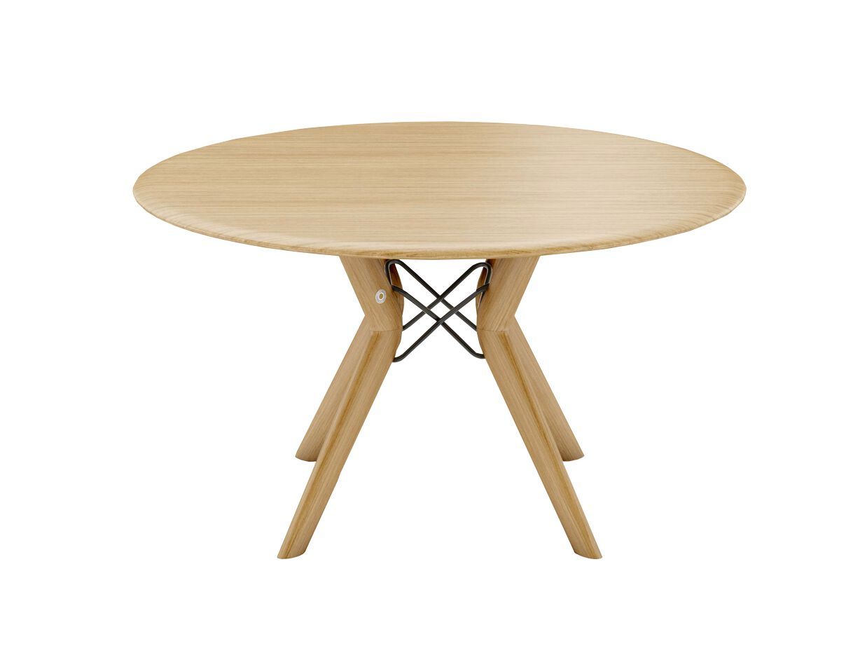 Круглый деревянный обеденный стол Mobitec Trava ARCH-00058695 - Вид №1
