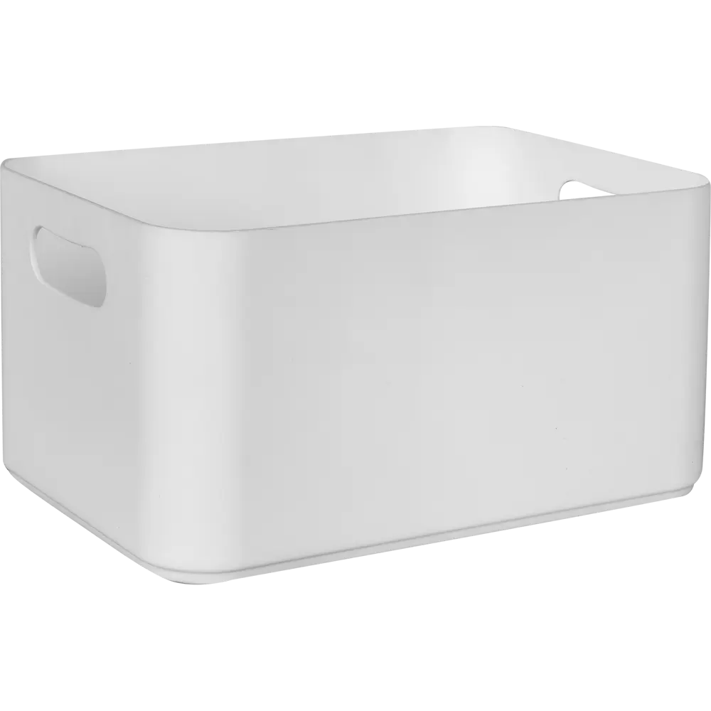 Ёмкость большая Berossi 22x12x15 см, пластик, цвет белый STLM-2046861