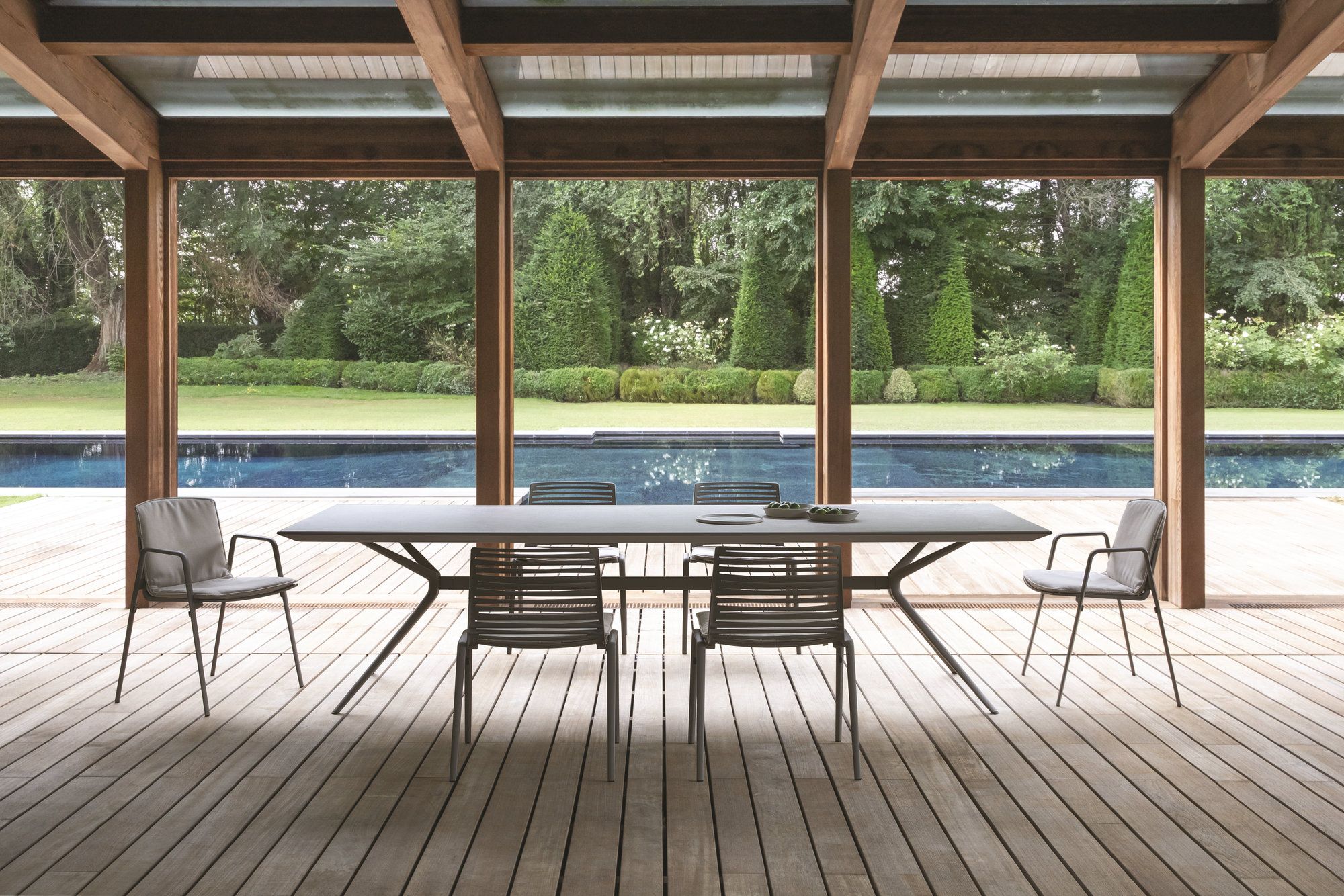 Алюминиевый круглый садовый стол FAST ARCH-00041034 - Вид №1