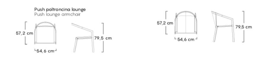 Алюминиевый стул с порошковым покрытием с подлокотниками MY YOUR Push ARCH-00070265 - Вид №5