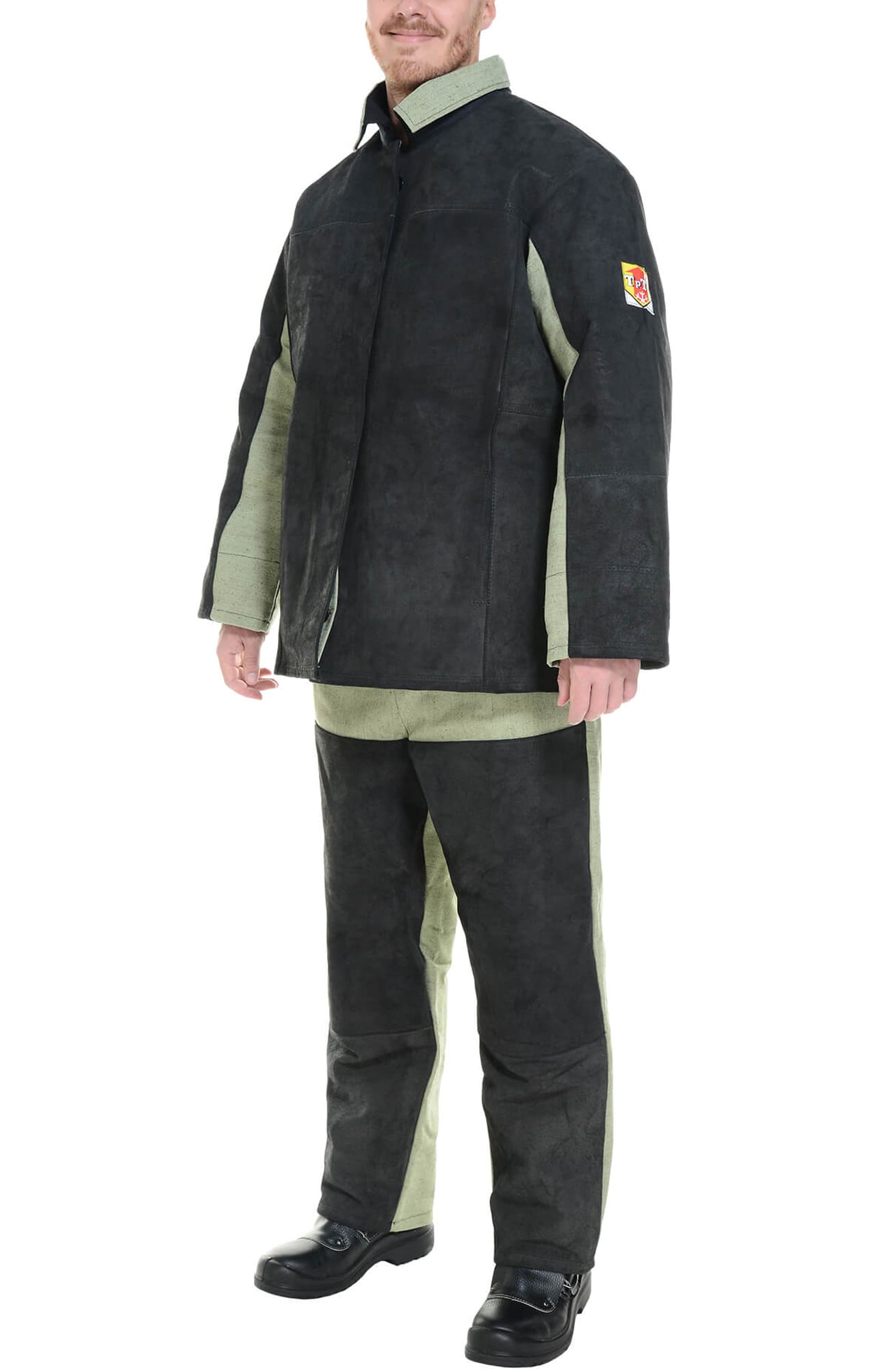 68916 Костюм брезентовый комбинированный cпилком со съемным утеплителем  Одежда для сварщиков  размер 60-62/182-188 Спецодежда  - Вид №7