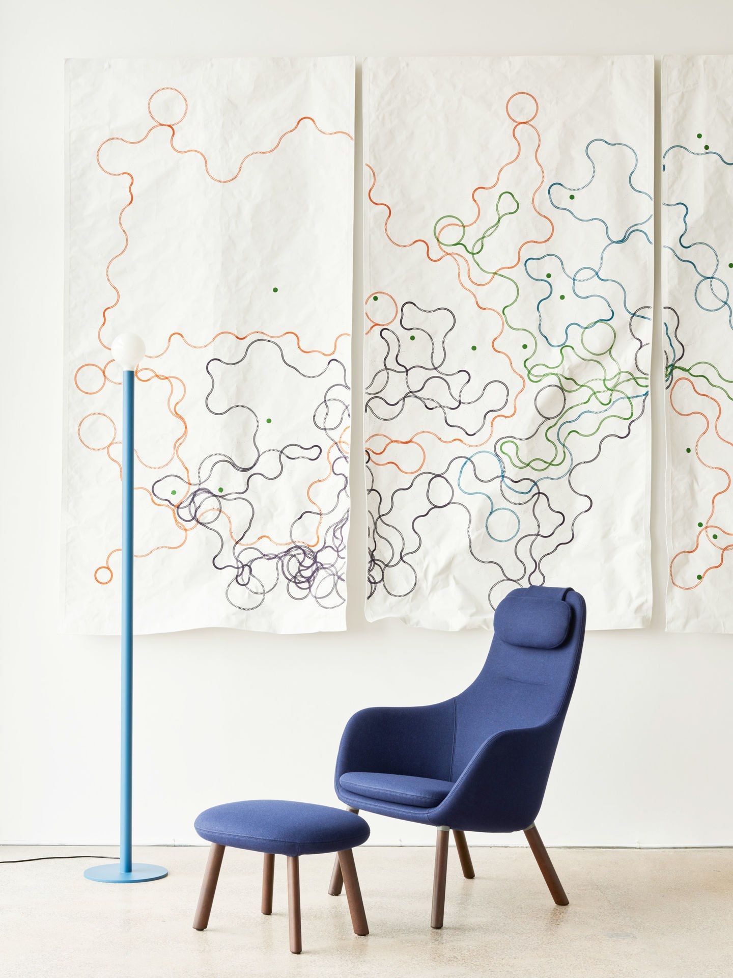 Тканевая мягкая подставка для ног VITRA HAL Lounge ARCH-00085800 - Вид №37