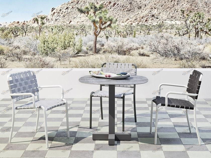 Gervasoni Круглый садовый стол со столешницей из керамогранита Gervasoni outdoor sun-id-1462312