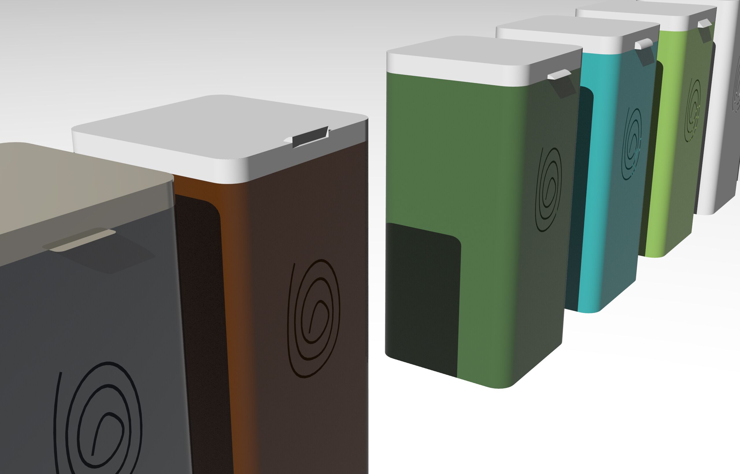 Металлическая стойка для мусора с крышкой для наружного использования CITYSì IMPRONTA ARCH-00153335