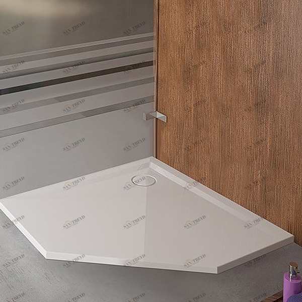 Душевой поддон пятиугольный Muna 90х90 см HOESCH 4219XA