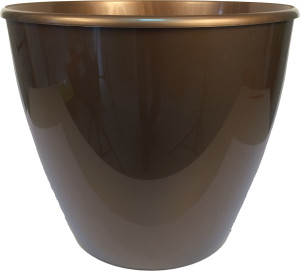 160-10 Горшок д. цветов Les Couleurs_ 21л(15,5л) Бронза кор. Цветочная коллекция