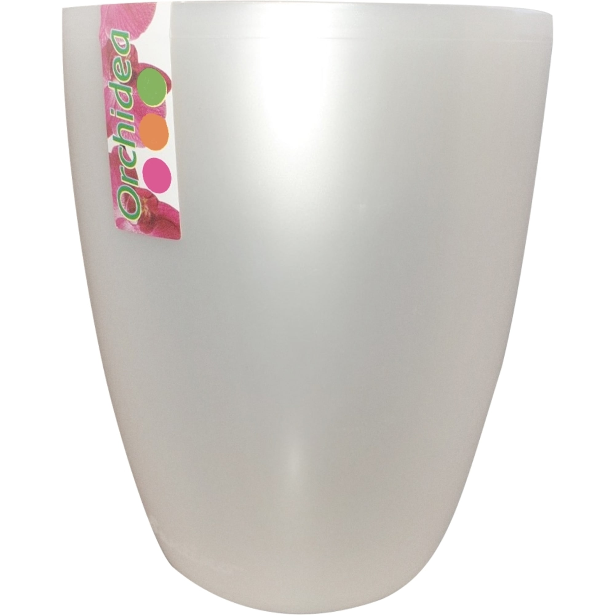 83406605 Горшок цветочный «Орхидея» ø14 см, 2 л, пластик, жемчуг Орхидея lux Santreyd 