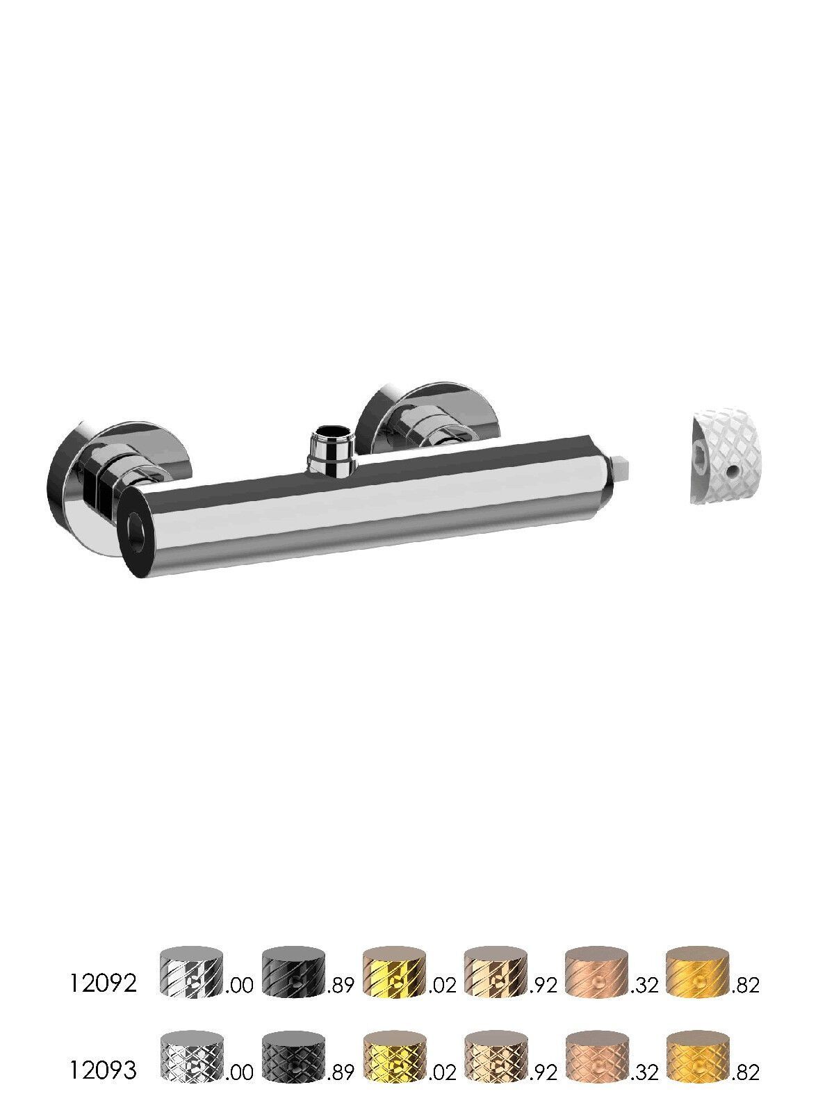 Однорычажный открытый смеситель для душа Rubinetterie Frattini Pepe XLS ARCH-00047669