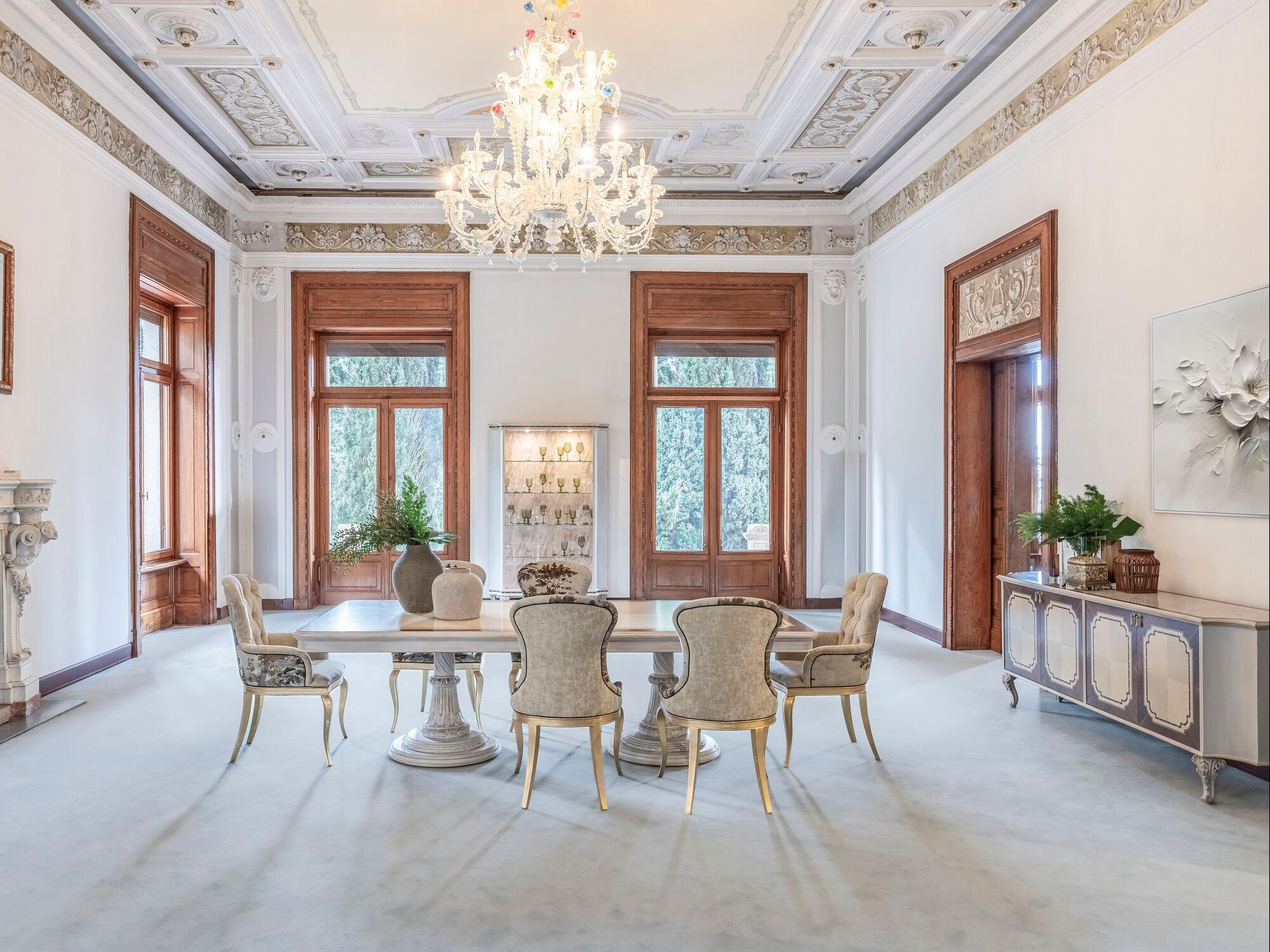 Тканевый стул без подлокотников Bellotti Ezio Charming ARCH-00091771 - Вид №4