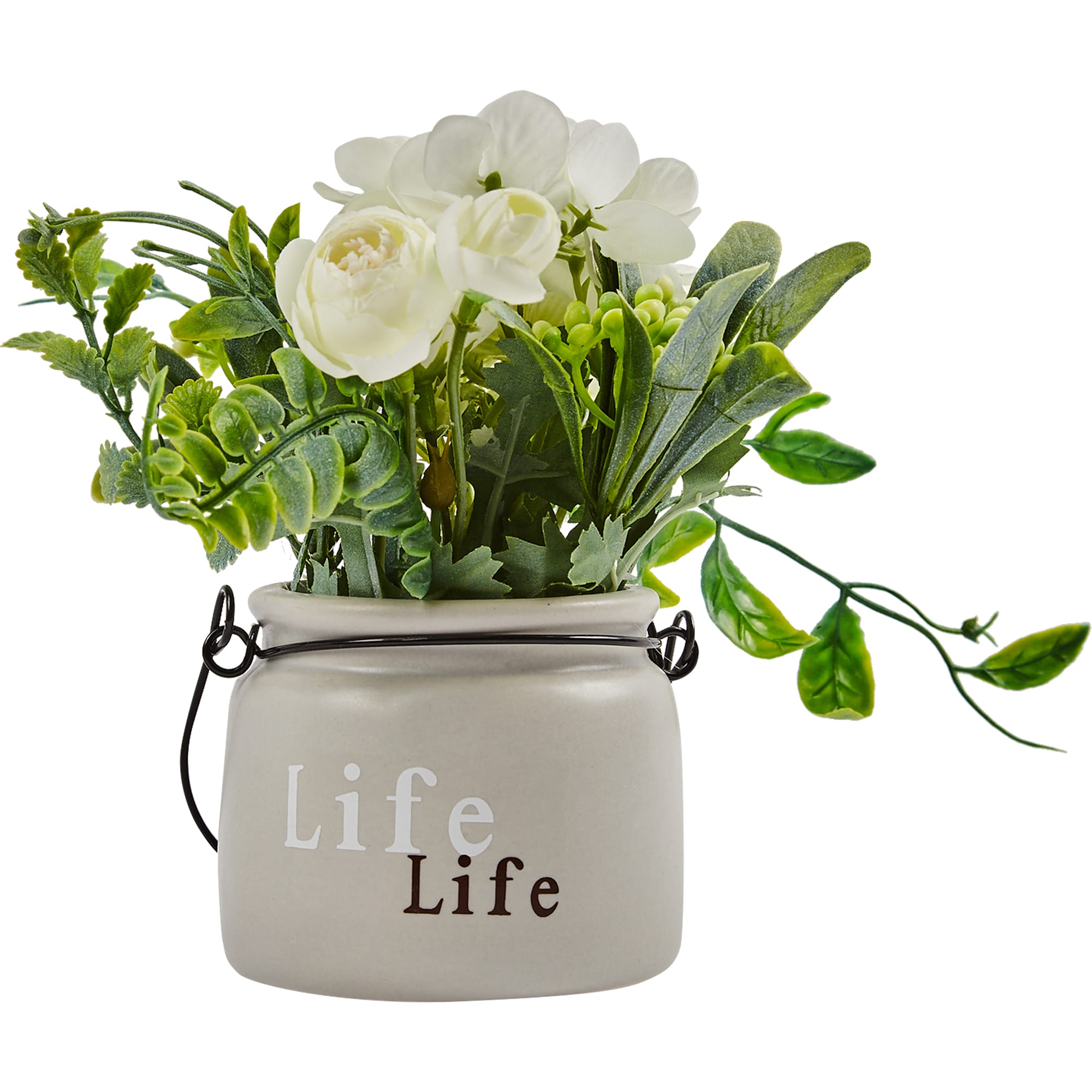 88249646 Искусственное растение в керамическом горшке с подвесом Santreyd STLM-0077030