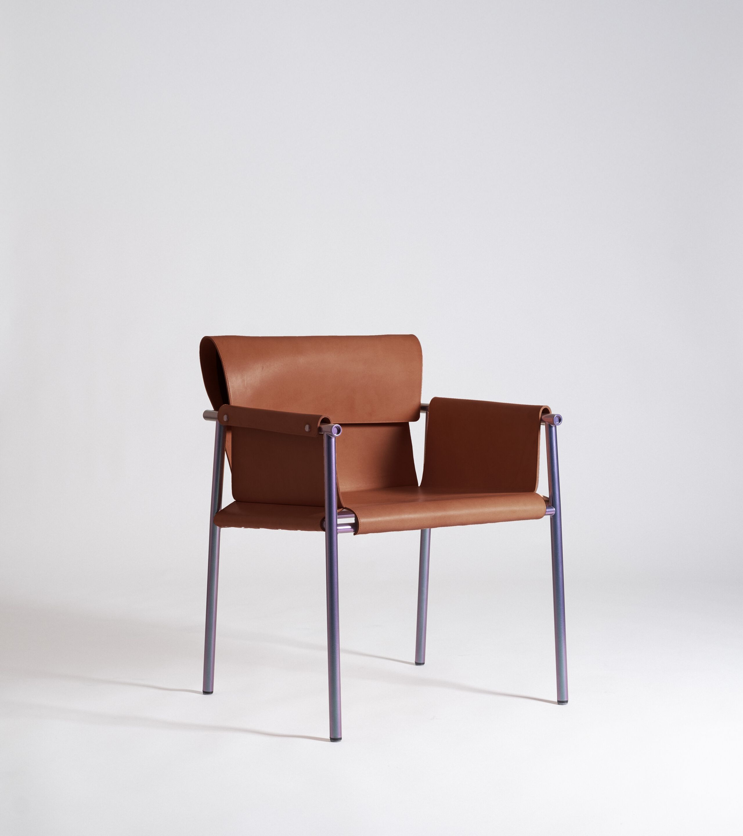 Кожаный стул с подлокотниками Patrick Jouin Edition OLO ARCH-00101695 - Вид №12