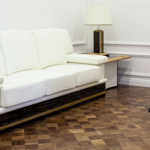 Модульный паркет Marco Ferutti Vario Vario Орех американский Натур (Гладкая) 450х450 мм 2600600055 - Вид №3